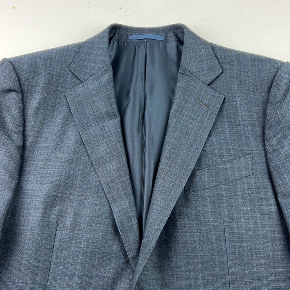 Ermenegildo Zegna Men's charcoal check suit jacket - Picture 3 of 13